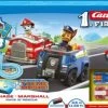 CARRERA FIRST - PAW Patrol - Race 'N' Rescue Autorennbahn Für Kinder Ab 3 Jahren Mit Chase Und Marshall, Mit Interaktiven Spielfunktionen, Musik, Sound- Und Lichteffekten -Spielzeug Förderung 11525885 01