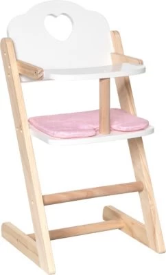 MyToys ORIGINALS Holz Puppenhochstuhl Mit Sitzkissen