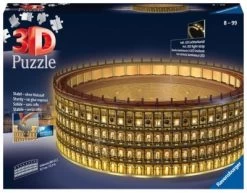 Ravensburger 3D Puzzle Kolosseum In Rom Bei Nacht 11148 - Leuchtet Im Dunkeln, 216 Teile