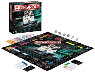 Winning Moves Monopoly Mercedes F1 AMG Petronas 4 Winning Moves Monopoly Mercedes F1 AMG Petronas - Image 2
