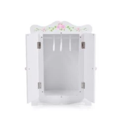 MONI Puppenkleiderschrank PH12B011 Holz, Maße 42,5 X 22 X 57 Cm, 3 Kleiderbügel Puppenmöbel -Spielzeug Förderung 24525536 04