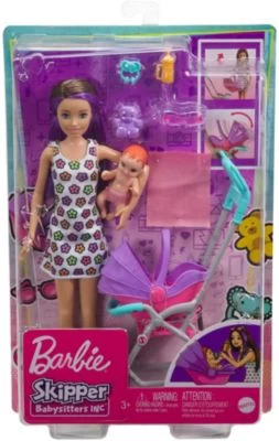 Barbie Skipper Babysitters Inc.“-Puppe Und Kinderwagen-Spielset, Für Kinder Ab 3 Jahren 8 Barbie Skipper Babysitters Inc.“-Puppe Und Kinderwagen-Spielset, Für Kinder Ab 3 Jahren - Image 6