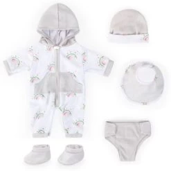 Deluxe Puppenkleidung Set 7-tlg. Grau Von Bayer, 40-46 Cm -Spielzeug Förderung 25344387 02