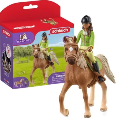 Schleich Horse Club 42542 Horse Club Sarah & Mystery 3 Schleich Horse Club 42542 Horse Club Sarah & Mystery