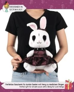 Corimori® Alice Das Gothic-Häschen 26cm Stofftier Plüschtier 11 Corimori® Alice Das Gothic-Häschen 26cm Stofftier Plüschtier -Spielzeug Förderung 29117806 04