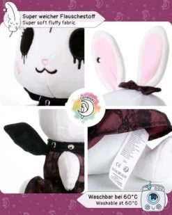 Corimori® Alice Das Gothic-Häschen 26cm Stofftier Plüschtier 12 Corimori® Alice Das Gothic-Häschen 26cm Stofftier Plüschtier -Spielzeug Förderung 29117806 05