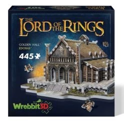 Wrebbit Golden Hall Edoras 445 Pcs. 3D Puzzle -Spielzeug Förderung 29881624 03
