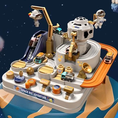 Syntek Puzzle-Abenteuer-Set Für Kinder Trägheitsroller Kinderspielzeugset